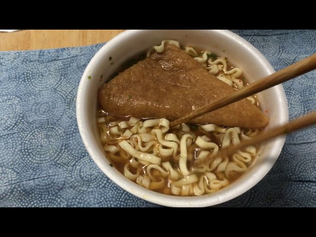 アメリカ版のマルちゃん赤いきつねうどん(東洋水産）/ USA`s Maruchan