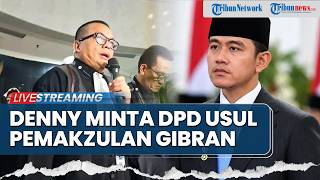 🔴Denny & Roy Suryo Desak DPD Usul Pemakzulan Gibran, Pakar Sebut Ri 2 Diuntungkan karena Terzalimi