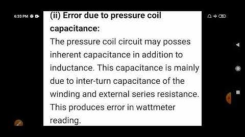 Elect. Meas. Lec 33: Error in wattmeter and compensation (Part 2)