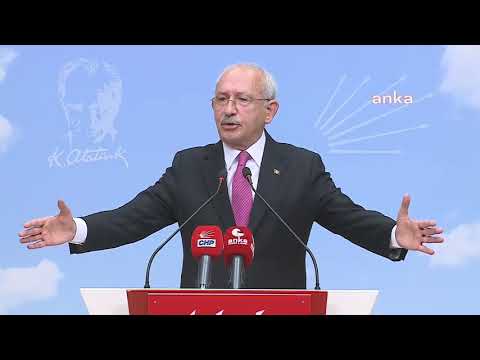 CHP Lideri Kemal Kılıçdaroğlu, Olağanüstü MYK Toplantısı Sonrası Açıklama Yapıyor