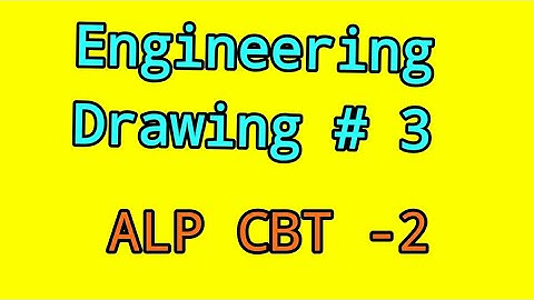 Engineering Drawing basic concepts | line type and their uses # alp cbt -2