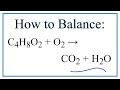 Balancing Chemical Equations Concepts