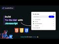 How To Create To-Do List App using HTML, CSS, JavaScript #html #coding #css #javascript #viral