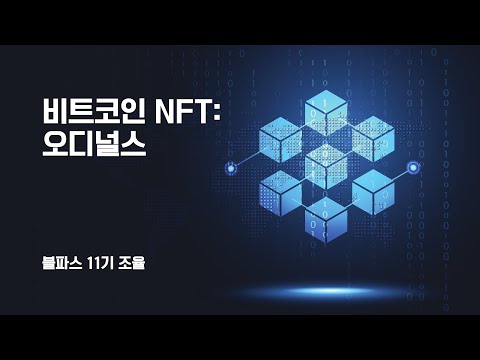 블파스 비트코인 NFT 비트코인 오디널스 조율 