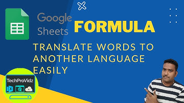 Convert words easily to other languages easily | Google Sheets | Google Sheets Formula