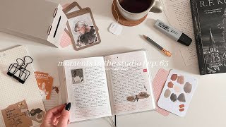 journaling pages, dark academia books, revision ups and downs 🌷 moments in the studio | ep. 63