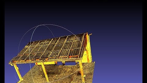 #meshlab farbige e57 datei in farbige obj konvertieren #anleitung #tutorial #beispiel