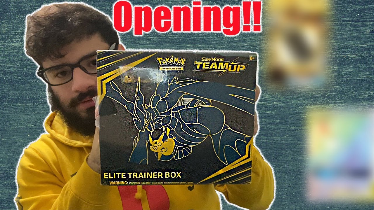 OPENING A TEAM UP ELITE TRAINER BOX!! 2 SECRET RARES PULLED!!!