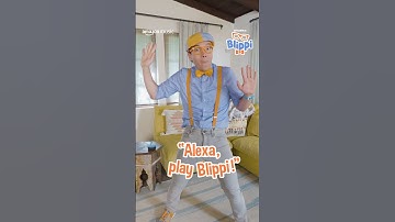 Thumbnail of Freeze! Alexa, Play Blippi! 🟠🔵 #shorts #blippi #shorts