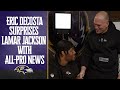 Eric DeCosta Surprises Lamar Jackson With All-Pro News | Baltimore Ravens