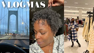 VLOGMAS DAY 20| IM ALIVE.....THIS NEW FLU/COVID IS NO JOKE! 😷 LAST MINUTE CHRISTMAS SHOPPING + HAUL screenshot 1