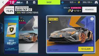 Lamborghini Sian FKP 37 - Final Claim Rewards - Asphalt 9 Legends Switch