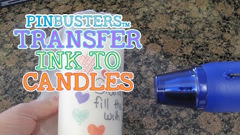 How To Transfer An Ink Image To A Candle // WILL IT WORK?