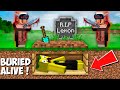 Villagers USE SCARY APPLE VISION PRO to BURIED ME ALIVE in Minecraft ! HOW TO SURVIVE ?