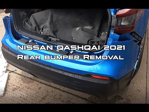 Qashqai rear bumper removal