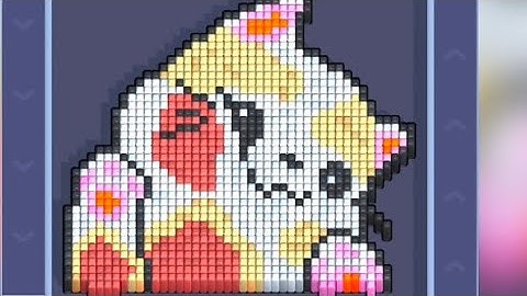 Pixel flow level 128 Walkthrough Solution 