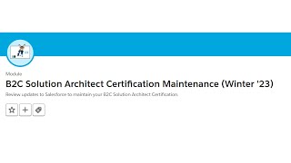 B2C Solution Architect Certification Maintenance (Winter '23) by KK Digital Team 137 views 1 year ago 12 minutes, 5 seconds