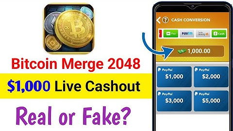 Bitcoin Merge 2048 App Withdrawal | Bitcoin Merge 2048 App Real or Fake | Bitcoin Merge 2048 Review