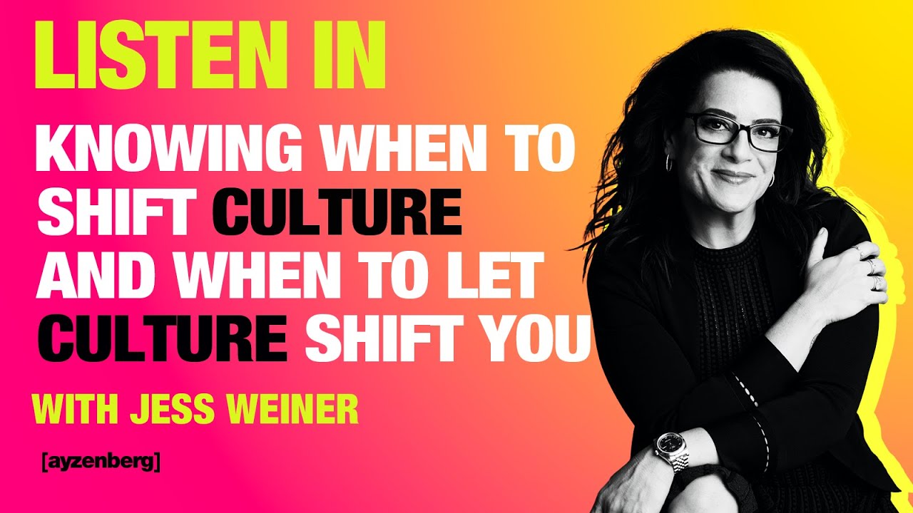 Listen In: Knowing When To Shift Culture And When To Let Culture Shift ...