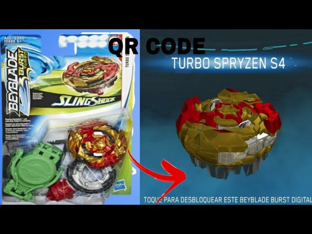 TURBO SPRYZEN S4 QR CODE + ALL SPRYZENS BEYBLADE BURST TURBO APP