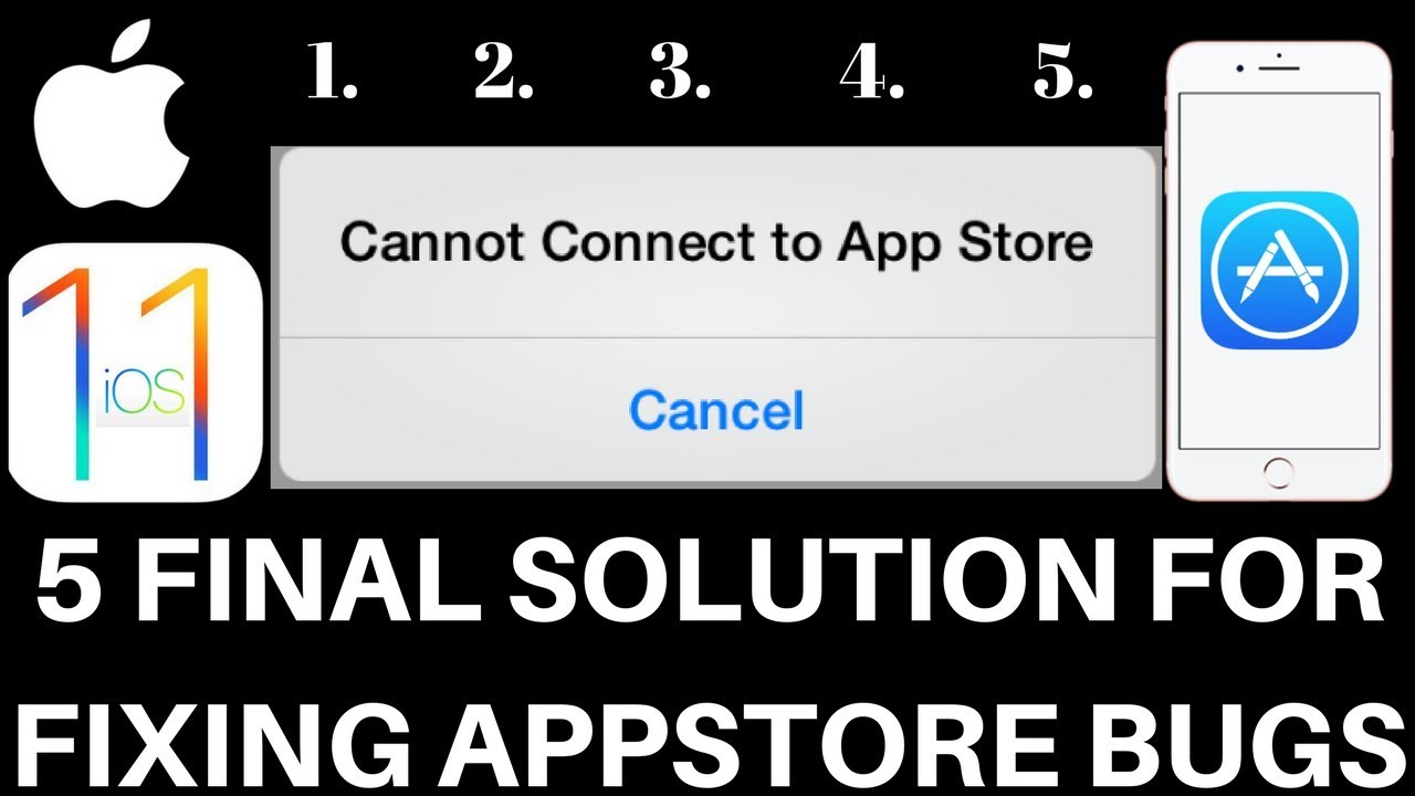 IOS 11 FINAL SOLUTIONS FOR APP STORE CANNOT CONNECT, STUCK ON WAITING ...