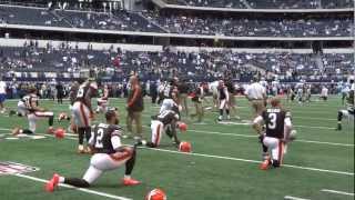 Browns vs Cowboys Pre-Game Field Access Part 2 (11/18/12)