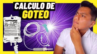 🔥CALCULO DE GOTEO POR MINUTO en ENFERMERIA para SOLUCIONES 💉 4 EJERCICIOS