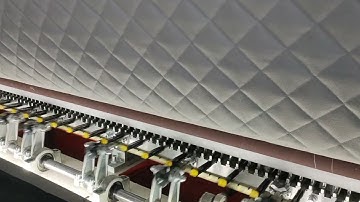 Test video of Richpeace Multi-needle Shuttle Quilting Machine in factory