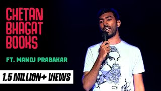 Chetan Bhagat Books- Stand-Up comedy video by Manoj Prabakar