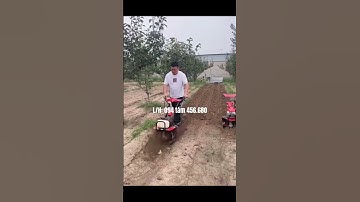 Máy xới đất mini 144f máy làm cỏ máy vun luống ngô máy rạch rãnh #automobile #music #farming #cover