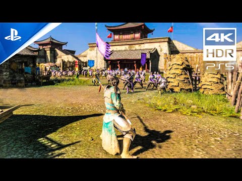 PS5 Gameplay ❯ Dynasty Warriors 9 EMPIRES Gameplay - Officer Zhao Yun ❯ 4K 60fps HDR