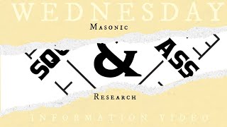 Wednesday Information Video: Bro. Alsobrook and his Masonic Research