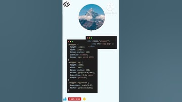Profile Image Zoom In Effect Using Css | Dev Area #csstricks #shorts