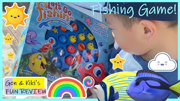 Gen & Kiki Pretend Play with fishing game! | Let