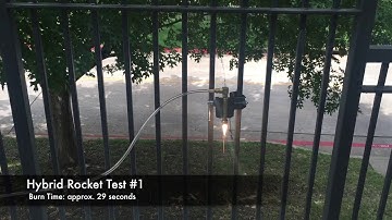 Hybrid Rocket Engine Test #1