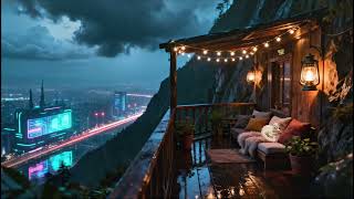 Rain asmr + lofi beats for focus & relax (4K) screenshot 4