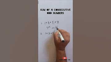 SUM OF N CONSECUTIVE ODD NUMBERS IN 2 SECONDS😳😳#viral #viralshorts #youtubeshorts#subscribe