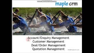 Sales Lead, Order & Quotation Management using Maple CRM screenshot 5