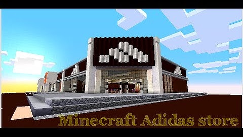 Minecraft Adidas store