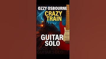 Ozzy Osbourne – Crazy Train 🔥 | Guitar Solo Cover (Tribute) 🎸