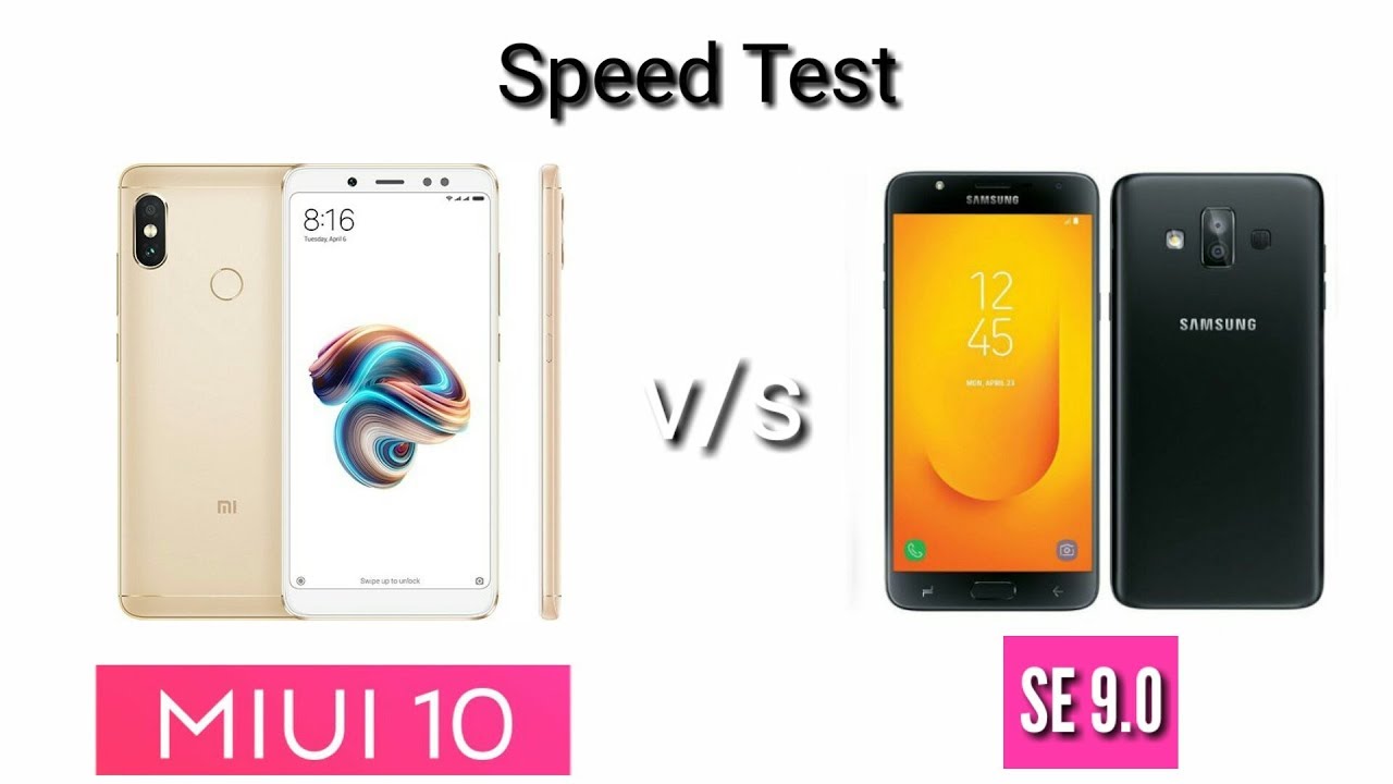 Speed test of Redmi Note 5 Pro vs Samsung J7 duo