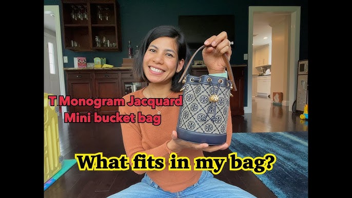 Tory Burch T Monogram Bucket Bag 1 Year Review---thecompletedlook