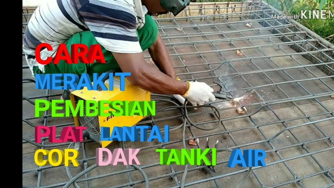  CARA  MERAKIT  PEMBESIAN PLAT LANTAI COR DAK YouTube