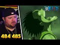 Whitebeard Vs Blackbeard! One Piece REACTION - Episode 484 & 485