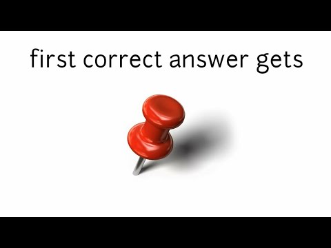 first correct answer gets pinned - first correct answer gets pinned