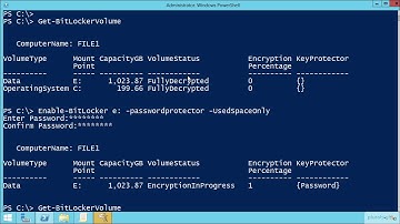 Configure BitLocker Encryption with PowerShell