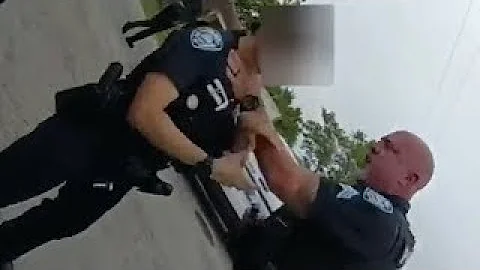 Sunrise Police body cam video shows sergeant grabbing fellow officer by throat