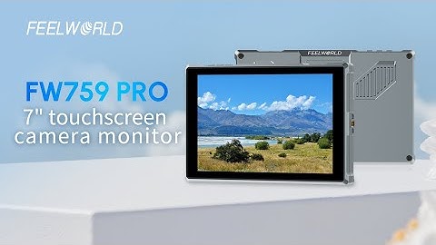 Just Released! FW759 PRO Camera Monitor – 7” IPS + 9:16 Marker for Pro-Level Video