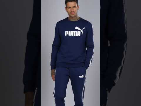 puma elevated essential tape sweatshirt