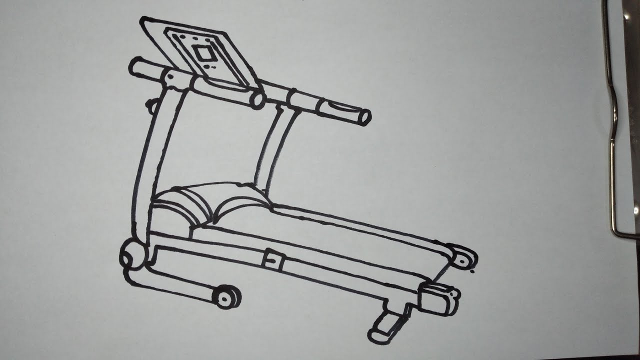 Line Drawing Treadmill Stock Illustrations  242 Line Drawing Treadmill  Stock Illustrations Vectors  Clipart  Dreamstime